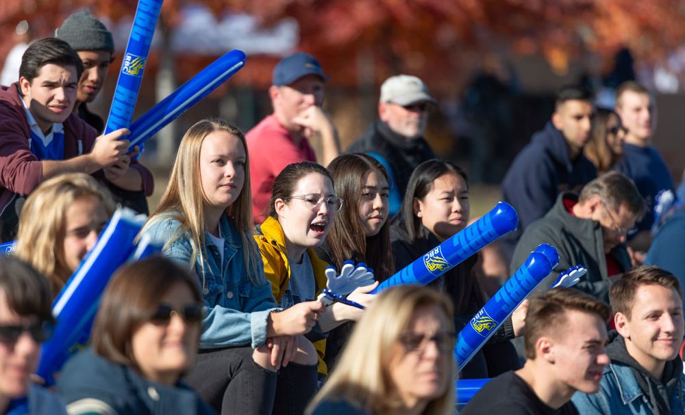 With noisemakers provided by UBC Okanagan Homecoming’s presenting sponsor RBC, fans cheered on the Heat men’s and women’s soccer teams in Canada West action during Homecoming